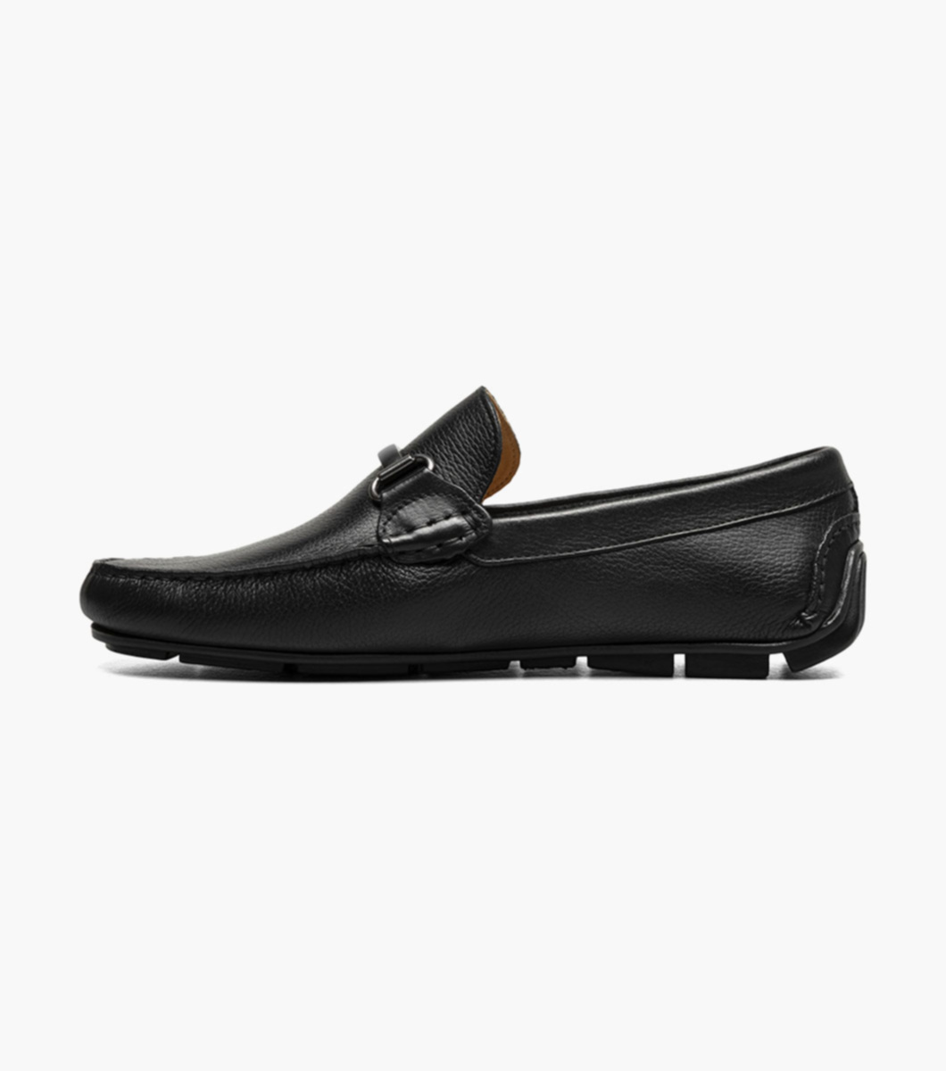 Florsheim Black Leather Driving Loafers Sz 13 Motor Moc Toe Penny Driver Men main image 3
