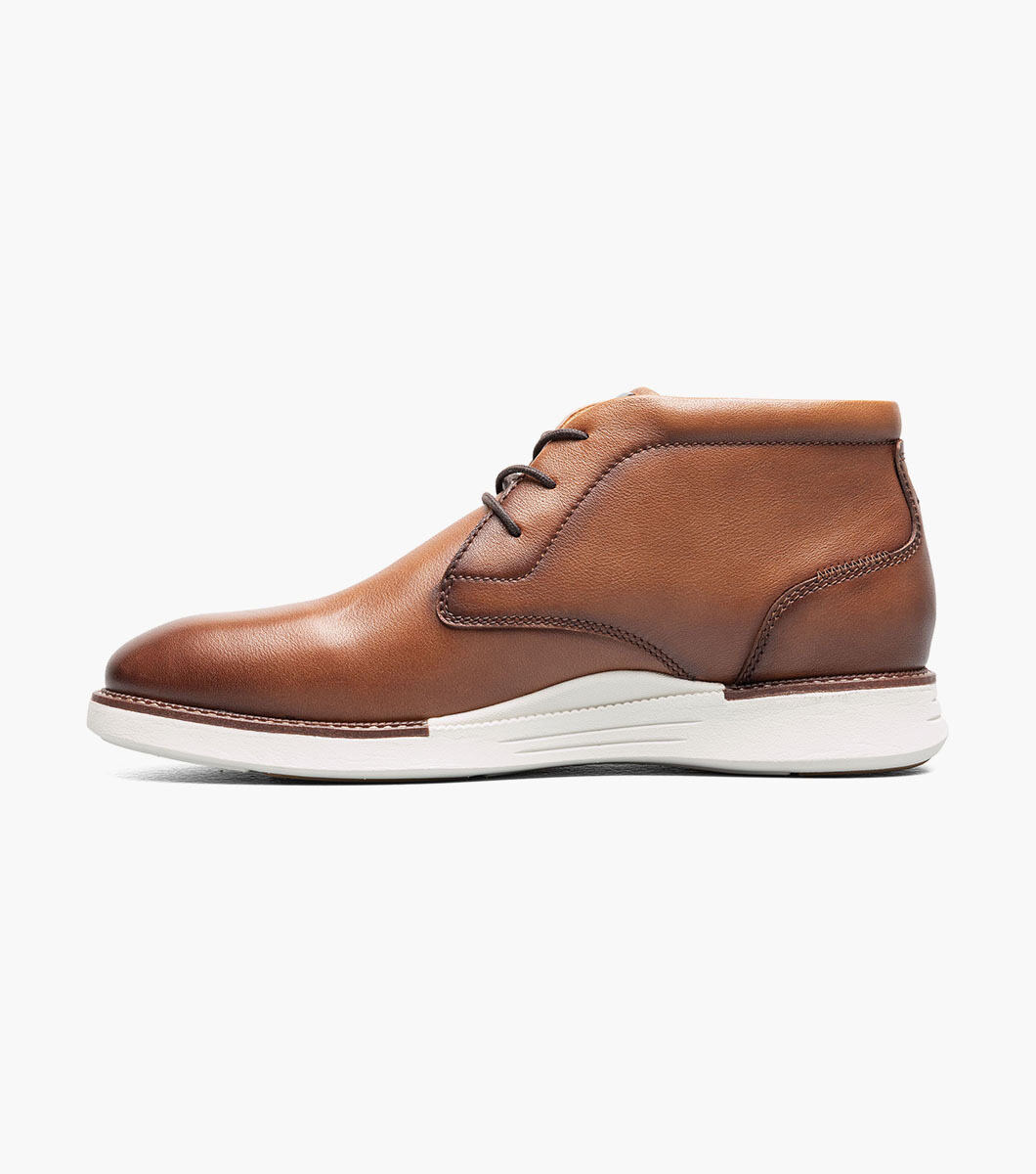 Florsheim Spencer Mens Brown Leather Chukka Boots 301290 Size 11 Florsheim | Shoes | Black Leather Chukka Boots For Men  main image 4