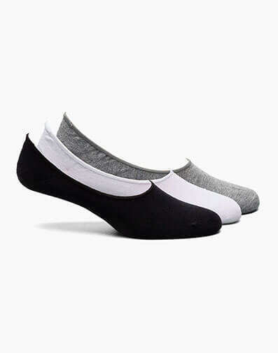 Florsheim Invisible No Show Dress Socks Shoe Size 6-12.5 Stripes Caribbean Joe 