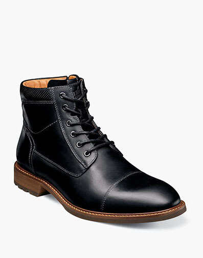 mens black dress boots