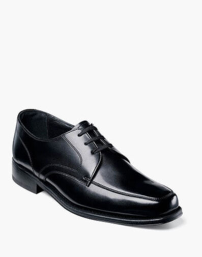 Florsheim RICHFIELD Mens 17092-01 Black Leather Lace Up Dress Shoes 