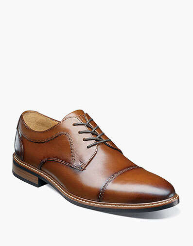 Nunn Bush Men's CARLIN Brown Moc Toe Oxford Leather Shoes 84562-200 NIB 