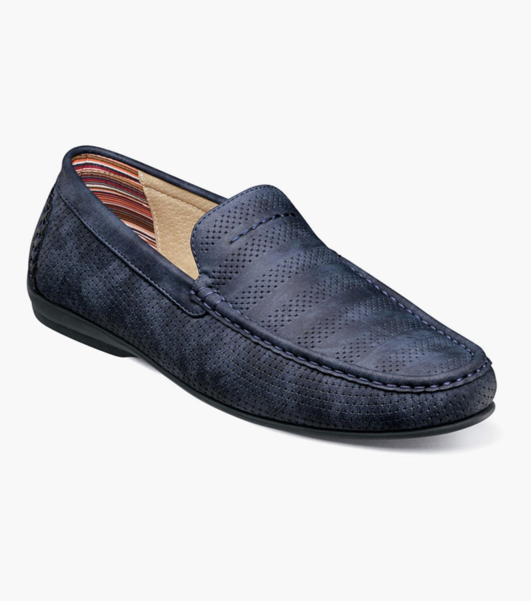 Stacy Adams Men's Cirrus Moc Toe Slip-on Loafer Driving Style 