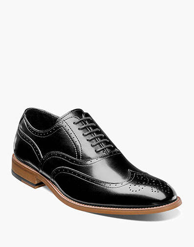 Stacy Adams Men's Shoes Emile Wingtip Oxford Black 25236-001 