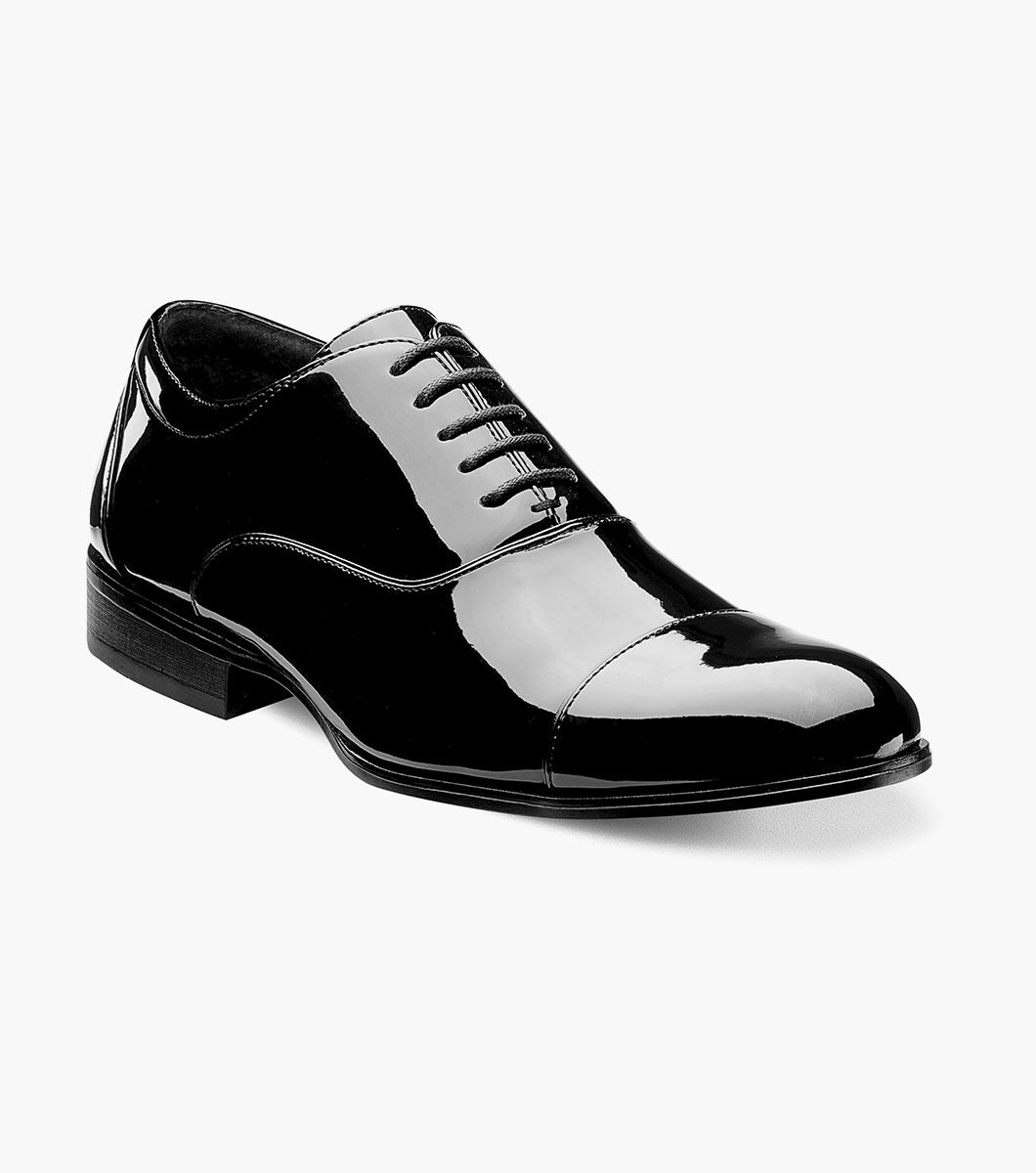 STACY ADAMS Mens Rodrigo Cap-Toe Lace-up Oxford