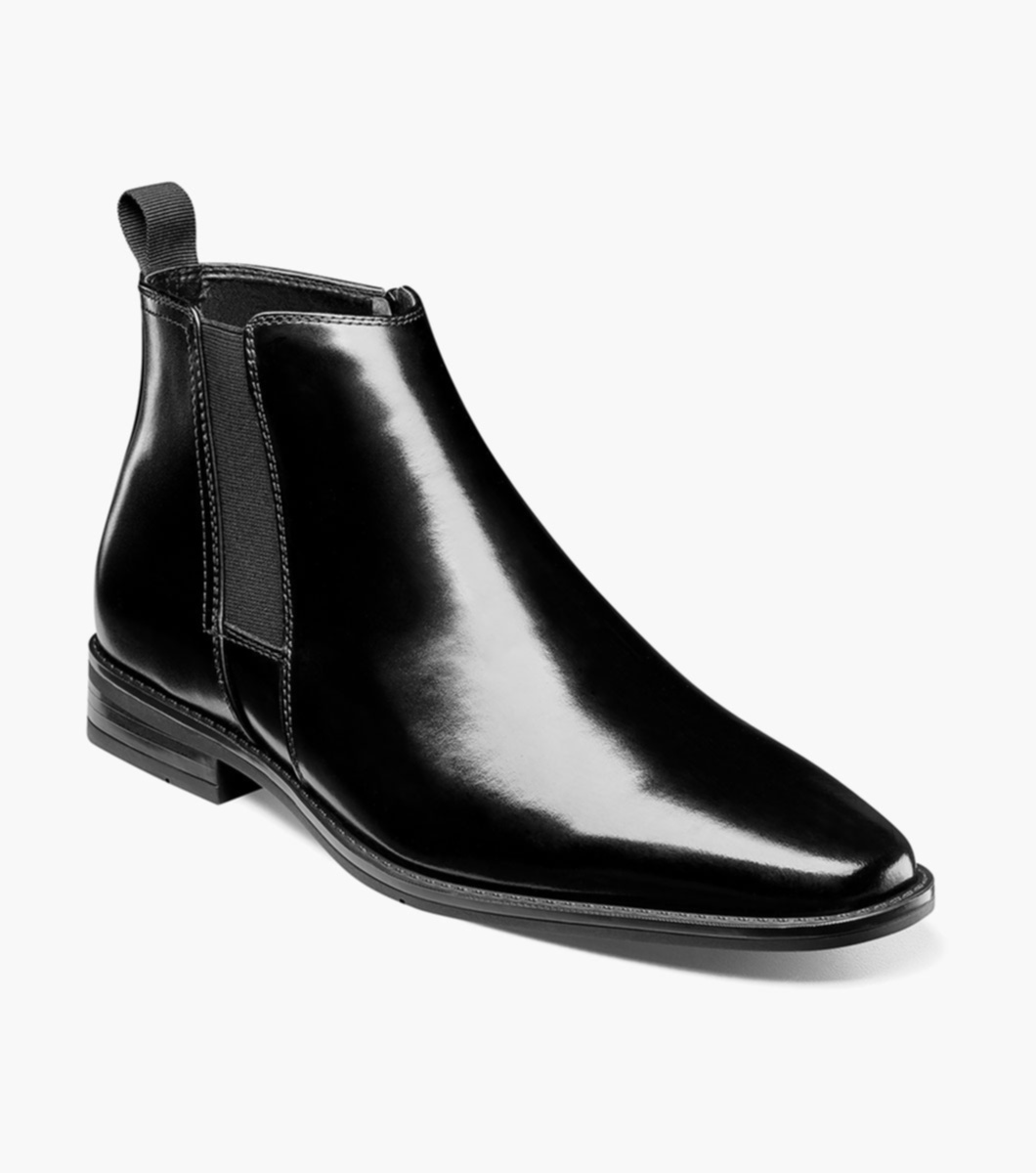 Plain Toe Side Zip Boot Fashion Shoes | Stacyadams.com