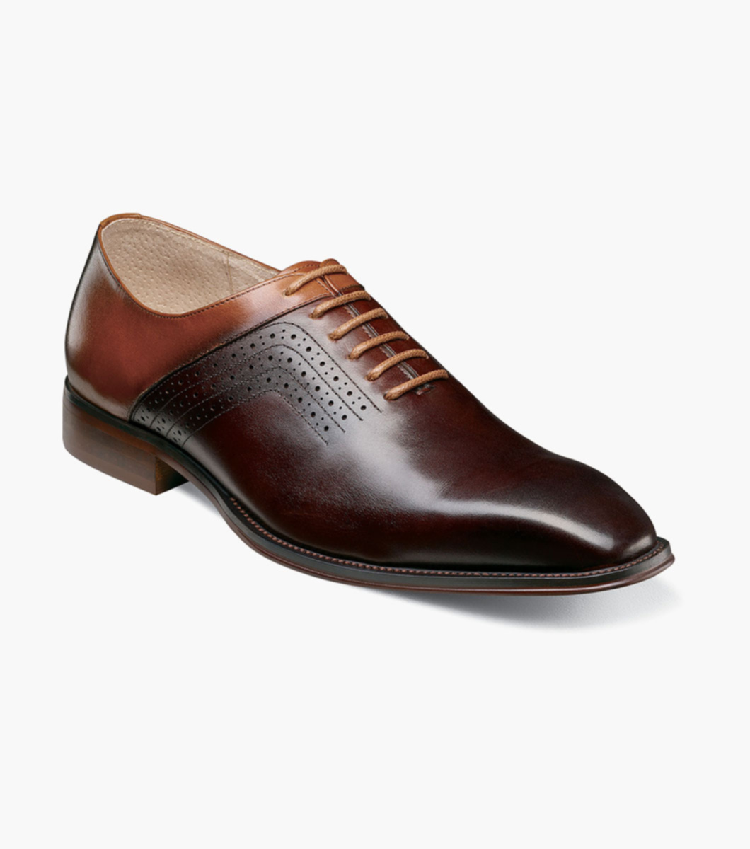 Stacy Adams Mens Shoes Halloway Plain Toe Oxford Brown Leather 7 M Men main image 4