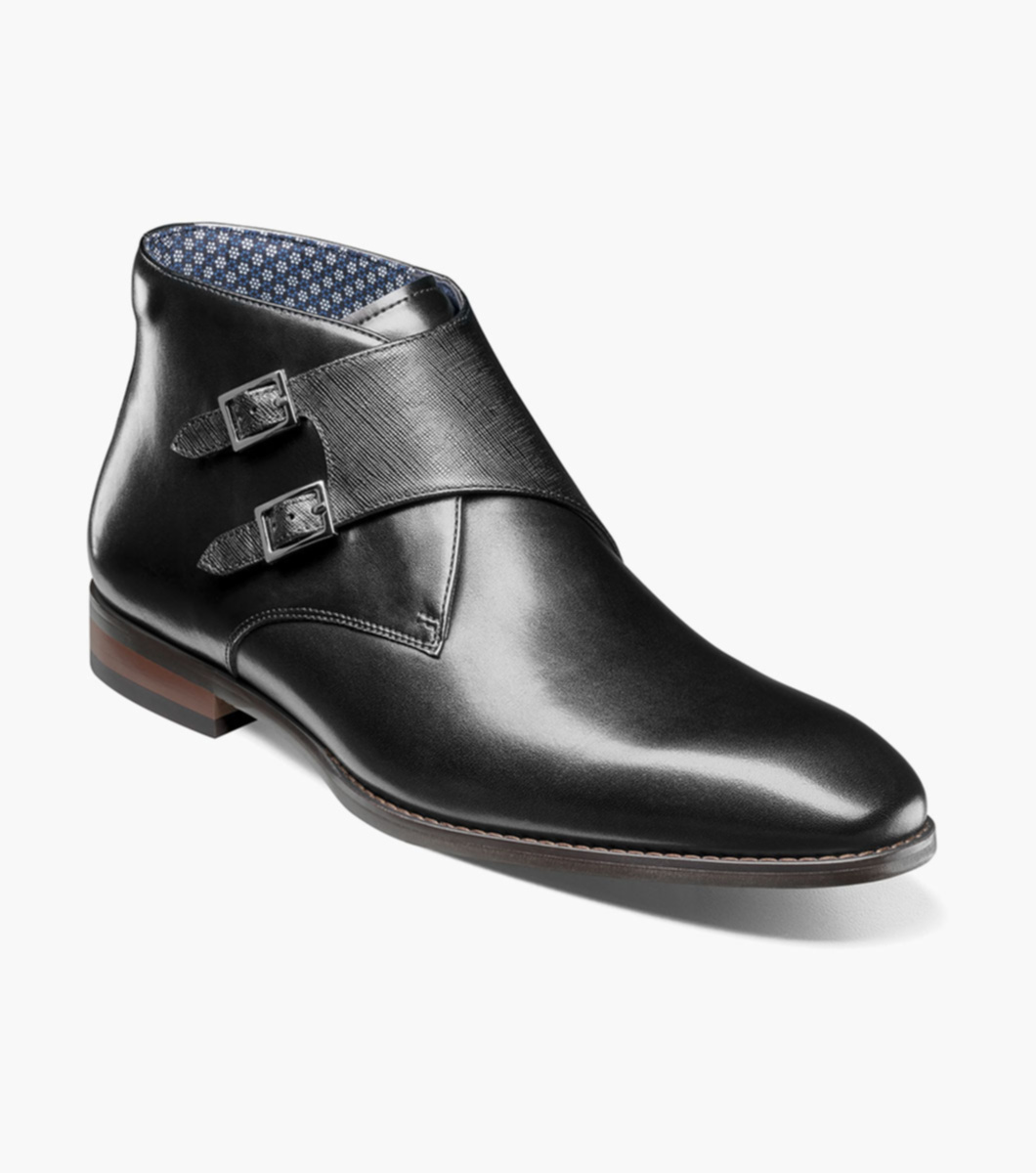Stacy Adams Men\'s Navy Suede Double Monk Strap Shoes Stacy Adams Navy Suede Double Monk Strap | Mercari main image 3