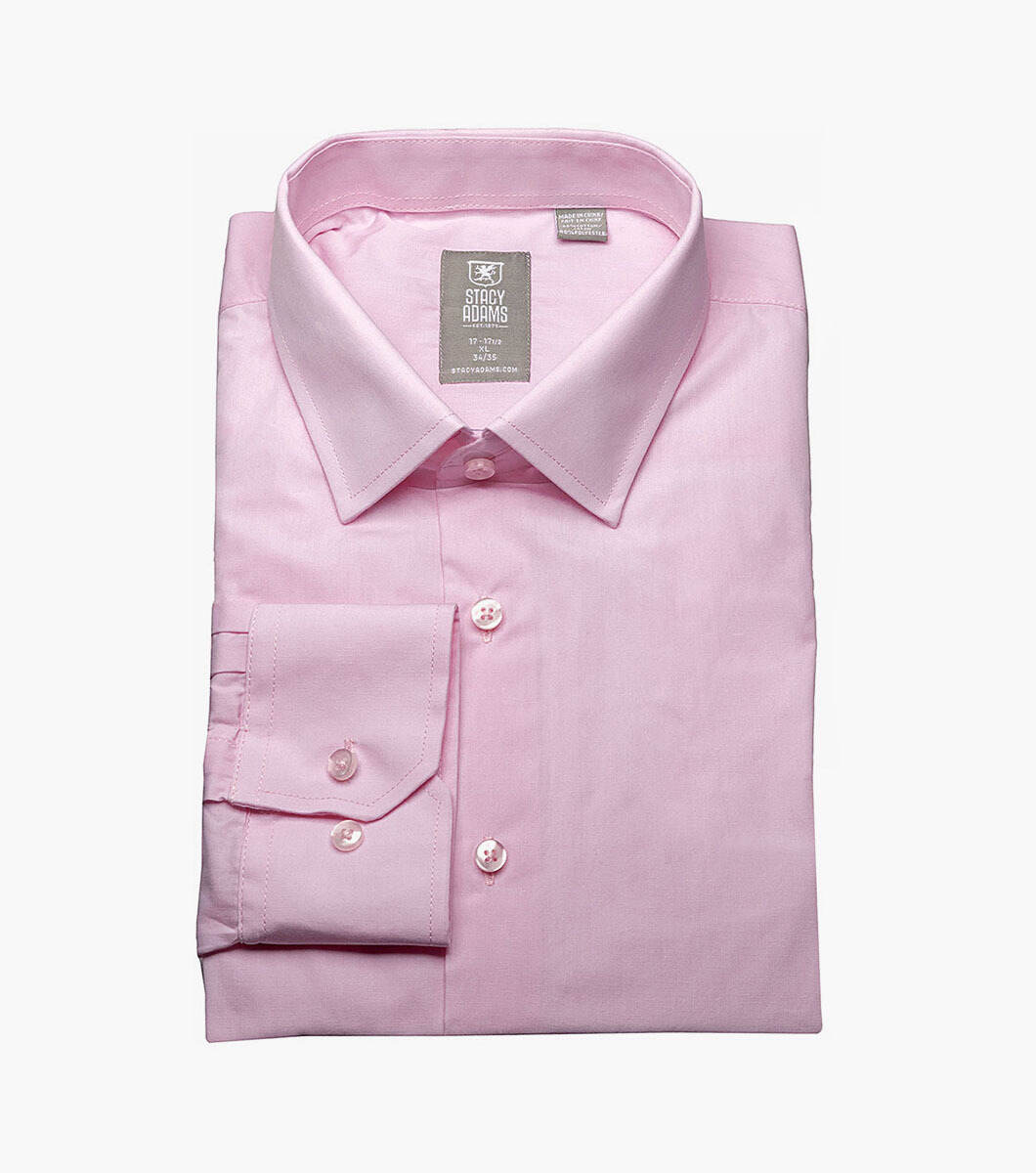 Canali rose solide formelle Shirts 