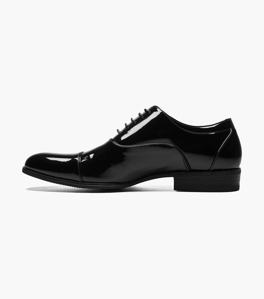 Stacy Adams Mens Tuxedo shoes Gala Black Patent Leather lace up 24998-004 