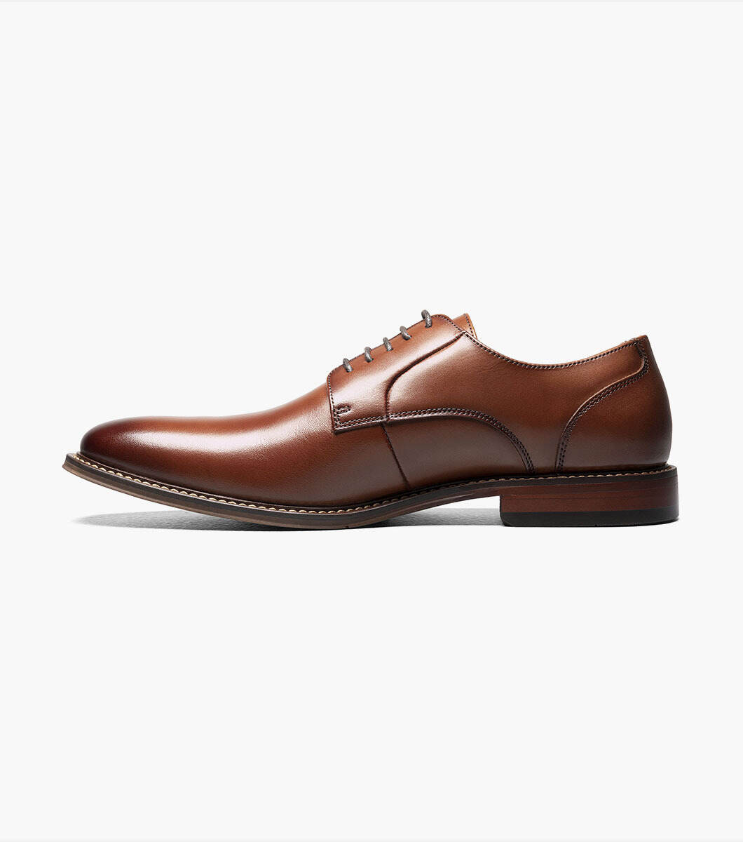 Men's Dress Shoes Plain Toe Oxford Light Aqua Multi Leather STACY ADAMS 25211 