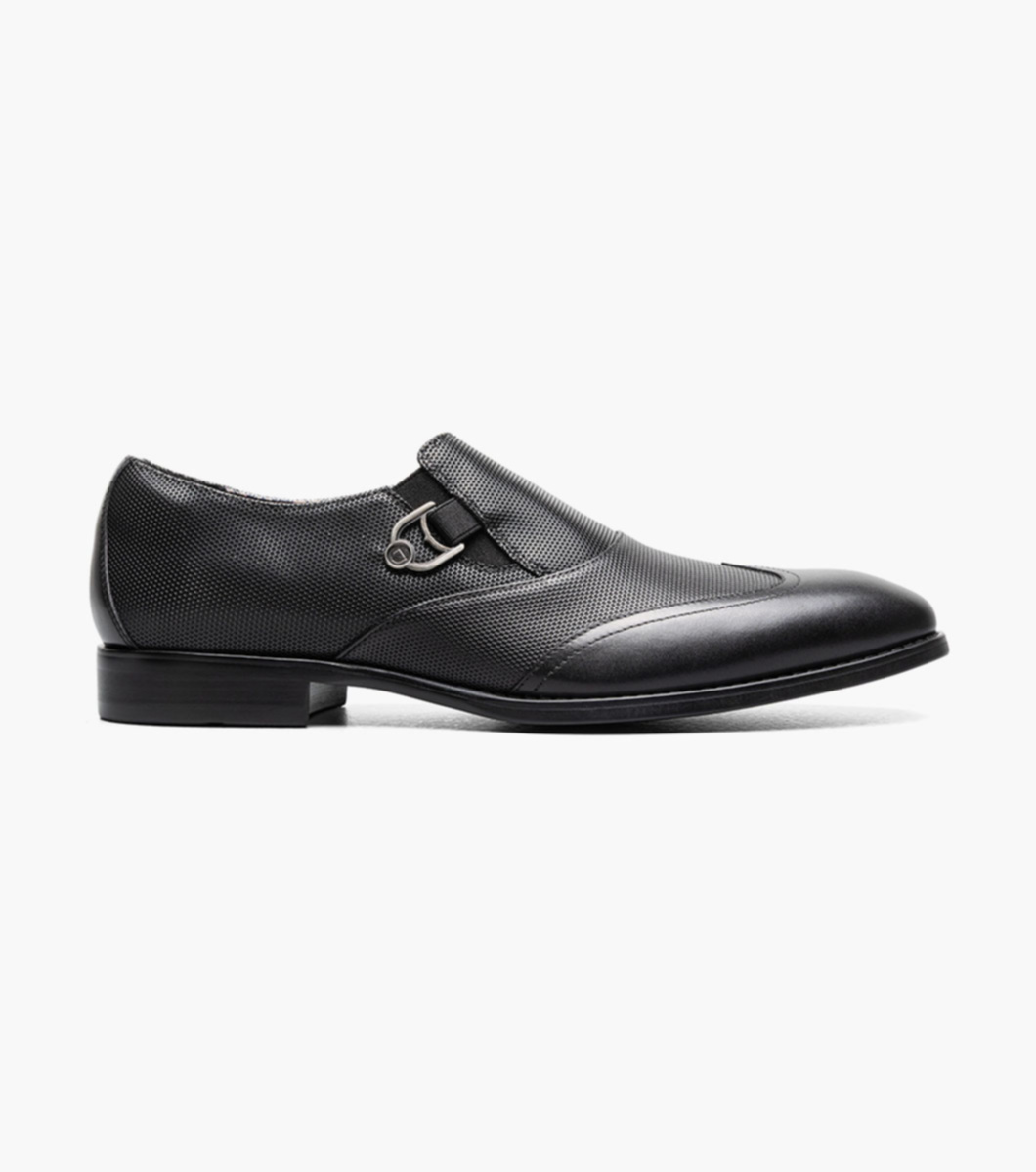 Lockwood Wingtip Ornament Slip On Men display picture 2
