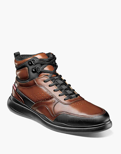 Mayson U-Bal Lace Up Sneaker in Cognac for $115.00