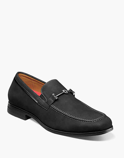Stacy Adams Redzone Men’s 8.5 Black Leather Dress Sneakers Casual Oxford Shoes Stacy Adams Redzone Collection Rellaire Moc Toe Bit Slip-On  main image 4
