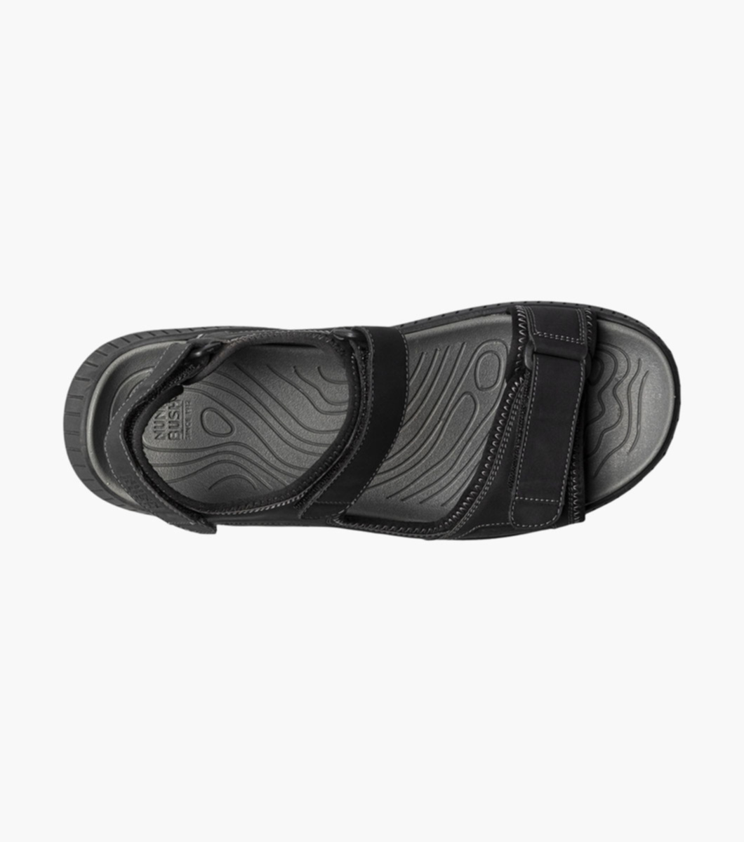 Nunn Bush Men\'s Laguna 3-Strap River Sandals Black Size 9M NWT/BOX Nunn Bush Men main image 4