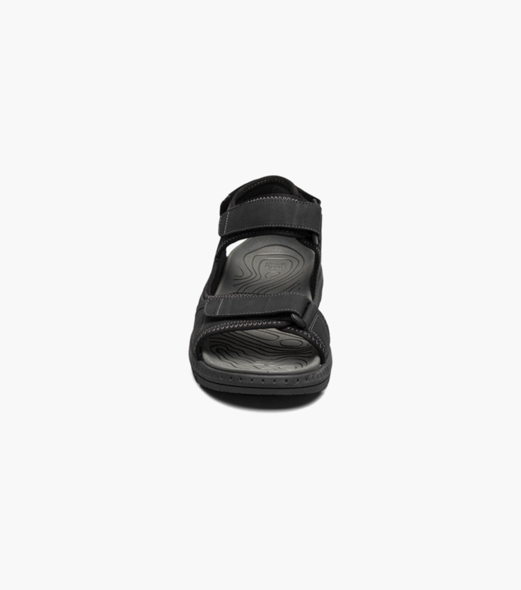 Nunn Bush Men\'s Laguna 3-Strap River Sandals Black Size 9M NWT/BOX Nunn Bush Men main image 3