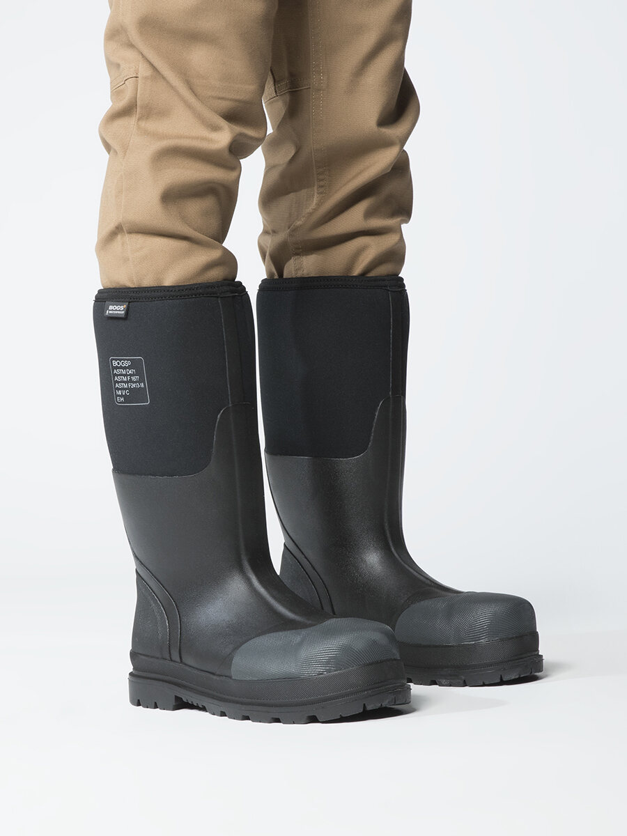 Bogs Men's Forge Steel Toe Waterproof Rubber Work Rain Boots Choose SZ/Color 