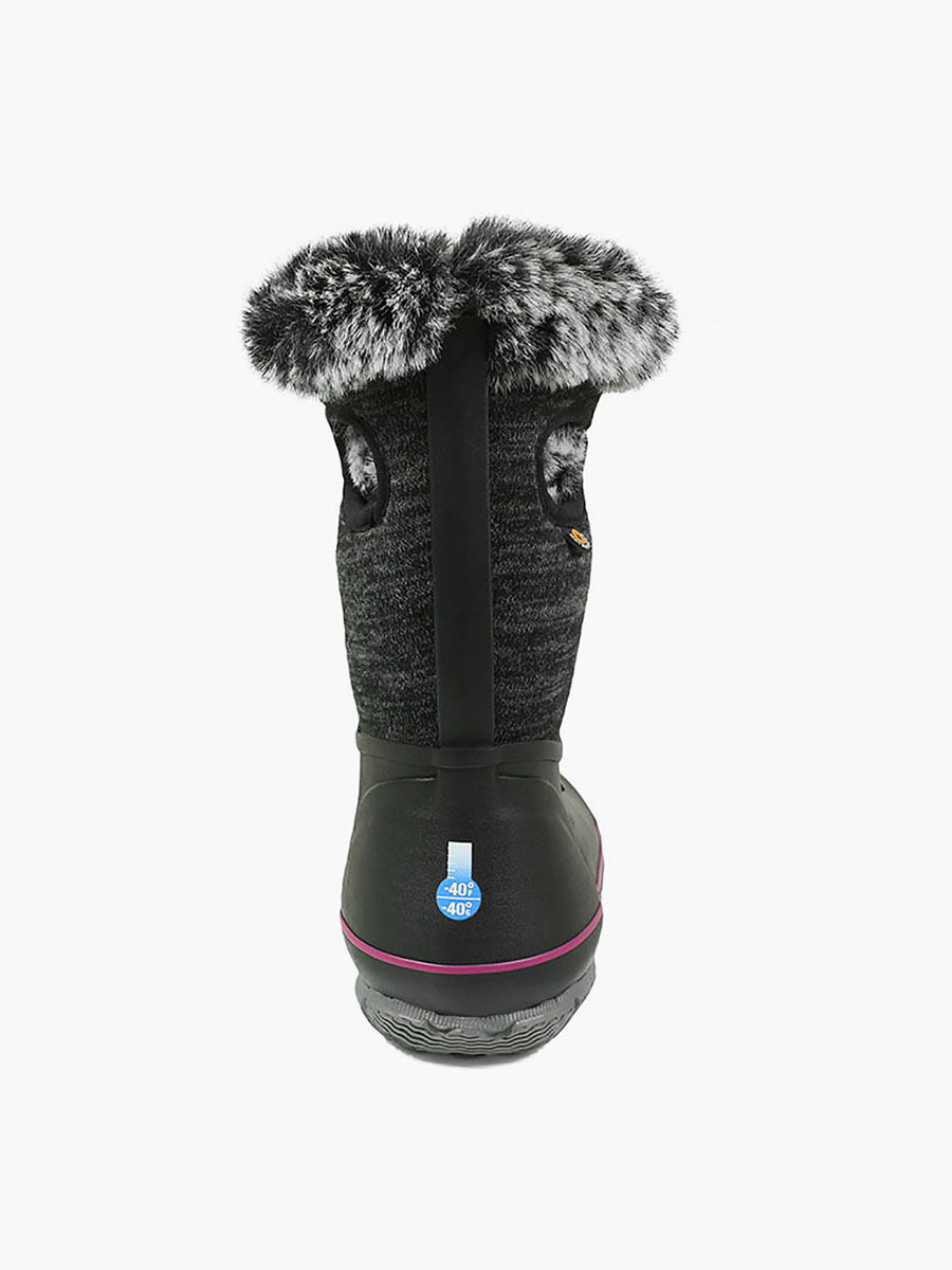 BOGS Unisex-Child Arcata Knit Insulated Winter Waterproof Snow Boot 