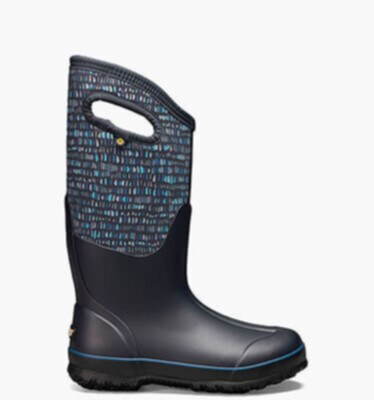 BOGS Machine Washable Waterproof Boots LAST PAIRS SALE Axel BLUE Multi