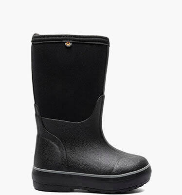 BOGS 72543 Kids' Neo-Classic Yulex Black Waterproof BioGrip Winter Boots Shoes 