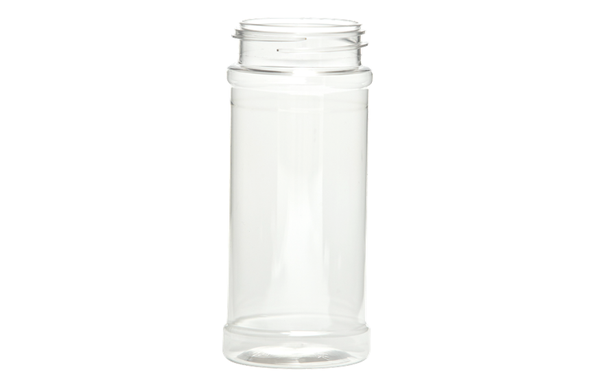 8 Oz 230ml Clear Pet Plastic Square Spice Jars - China Spice