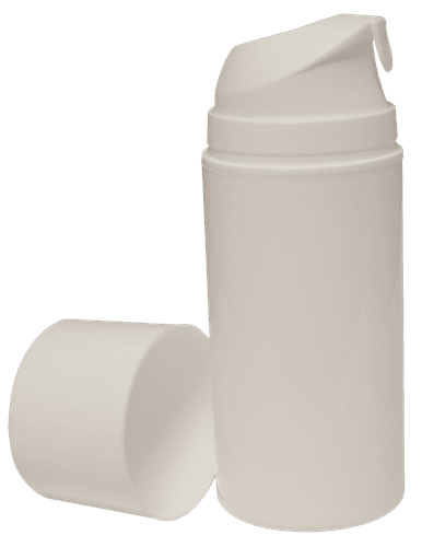 100 ml White PP Plastic Airless Bottle