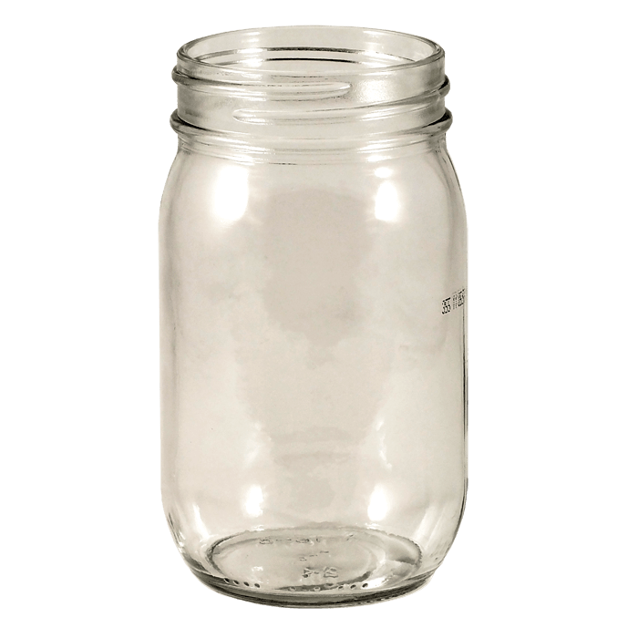 8oz Glass Mayo Jar Case