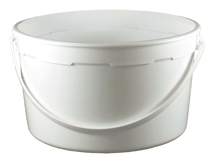 Large Plastic Tubs - 1 Gallon Round Tubs
