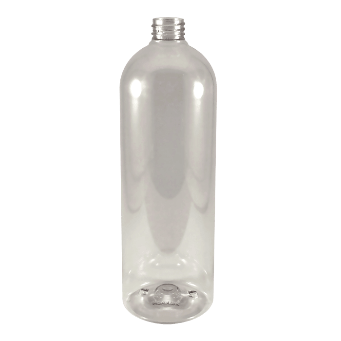 Clearance Blue PET Plastic Bottles. Cosmo Round. Caps NOT Included