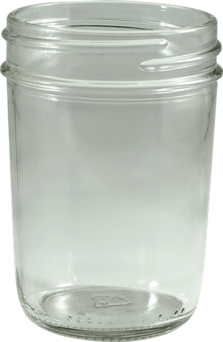 12 oz Eco Mason Glass Jar with Gold Lid
