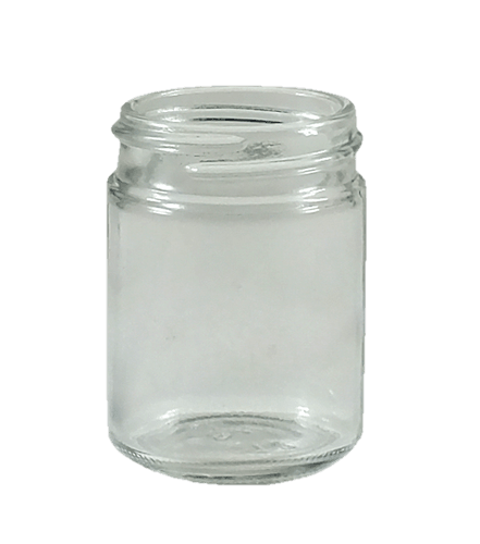 1/2 Cup Clear Glass Spice Jar