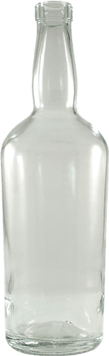 750 ml Clear Glass Spirit Bottle (Tennessee)