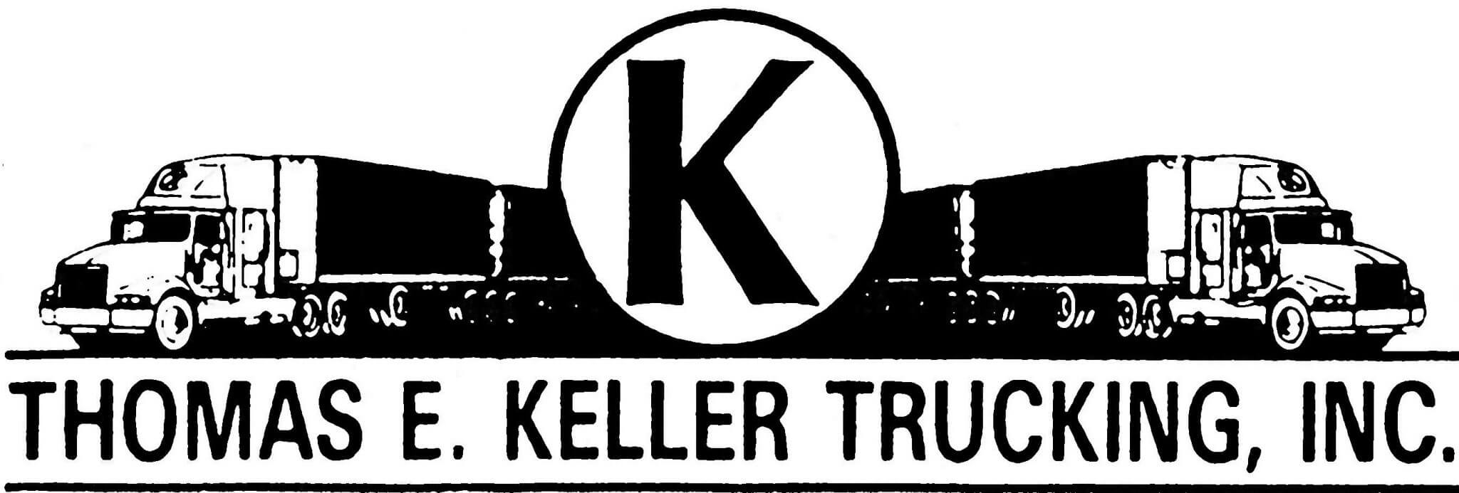 Original logo for Thomas E Keller Trucking when incorporating in 1978