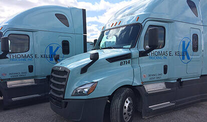 Keller Trucking new equipment are 2018 Cascadias 