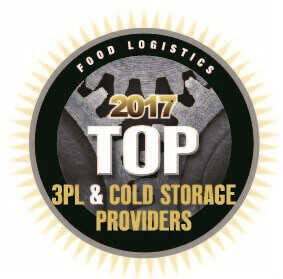 2017 Top 3PL & Cold Storage Provider.