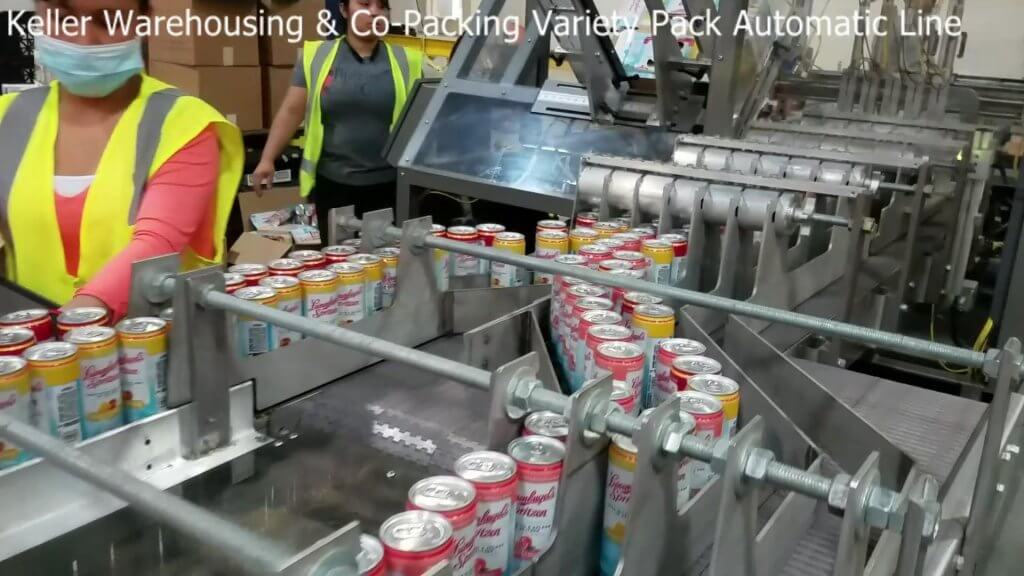 Keller Warehousing & Co-Packing Variety Pack Automatic Line