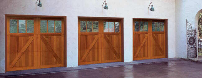 wooden garage doors, wood garage doors, cedar garage doors