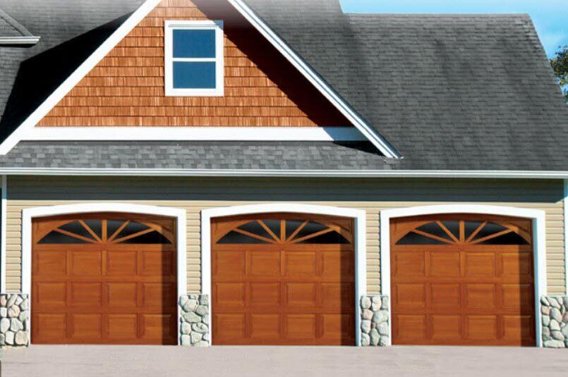 Traditional Wood Garage Doors, Paintable Wood Garage Doors