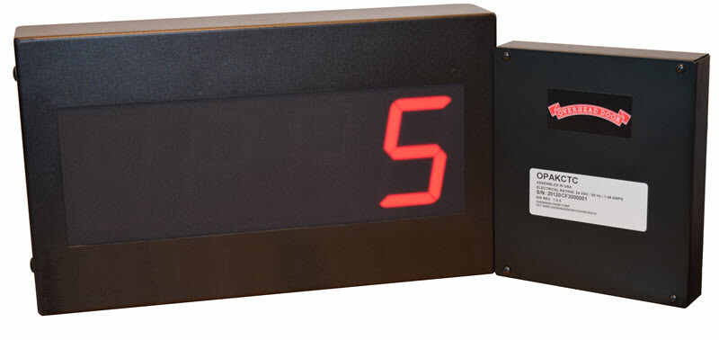 countdown timer for commercial door