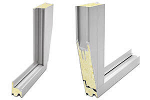 Commercial Glass Aluminum Doors insulation