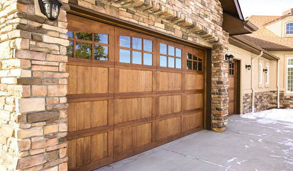 Wood Garage Door Ideas 