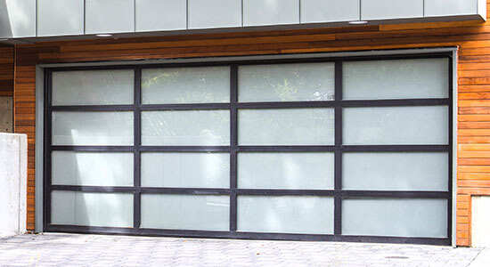 Aluminum Glass Garage Door, Black Aluminum And Glass Garage Door