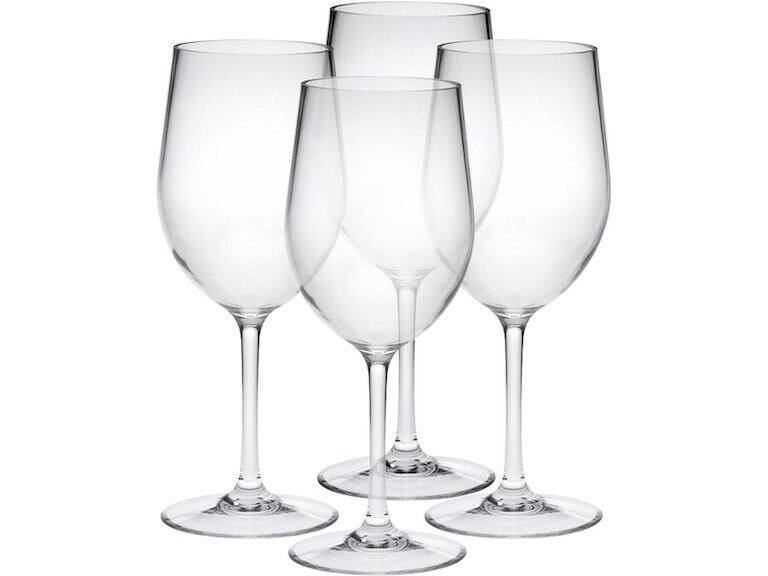 12 Oz Outdoor Wine Glass Set, Patio Wine Glasses