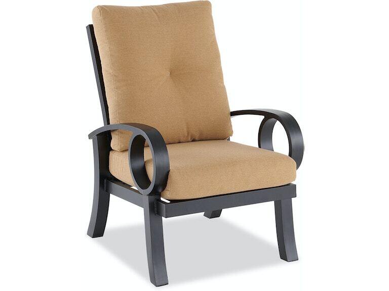 Canyon Bamboo Dining Chair 1448996, Mallin Eclipse Outdoor Furniture