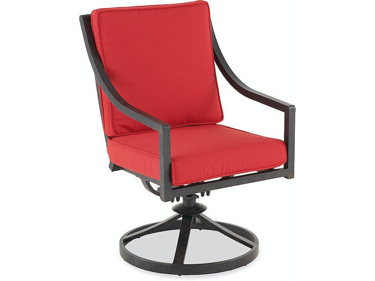 Jockey Red Cushion Swivel Rocker 3697467, Swivel Patio Dining Chairs With Cushions