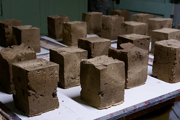 Ceramic sculpture from Phillip Finder’s Quiet Forms exhibition