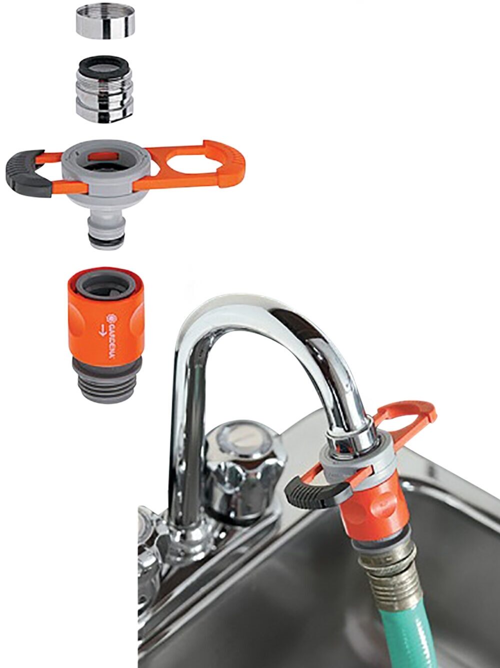 Sink Faucet To Garden Hose Adapter, Kitchen Tap Adapter For Garden Hose