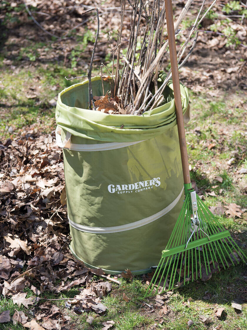 Large Heavy Duty Pop Up Garden Waste Bag Weeds Leaves Bin Cutting Sack Carry Bag 