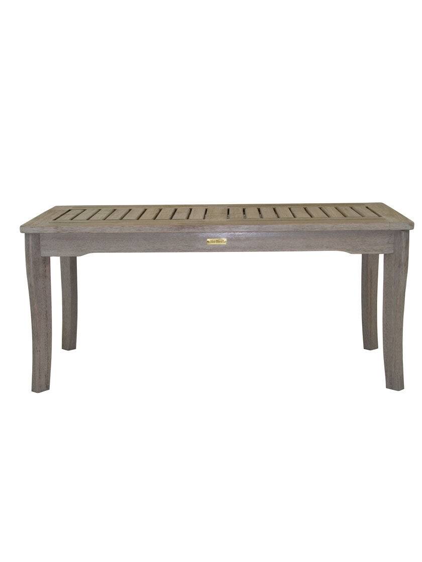 Unknown1 Grey Wash Eucalyptus Coffee Table Rectangular Brushed Weather Resistant 