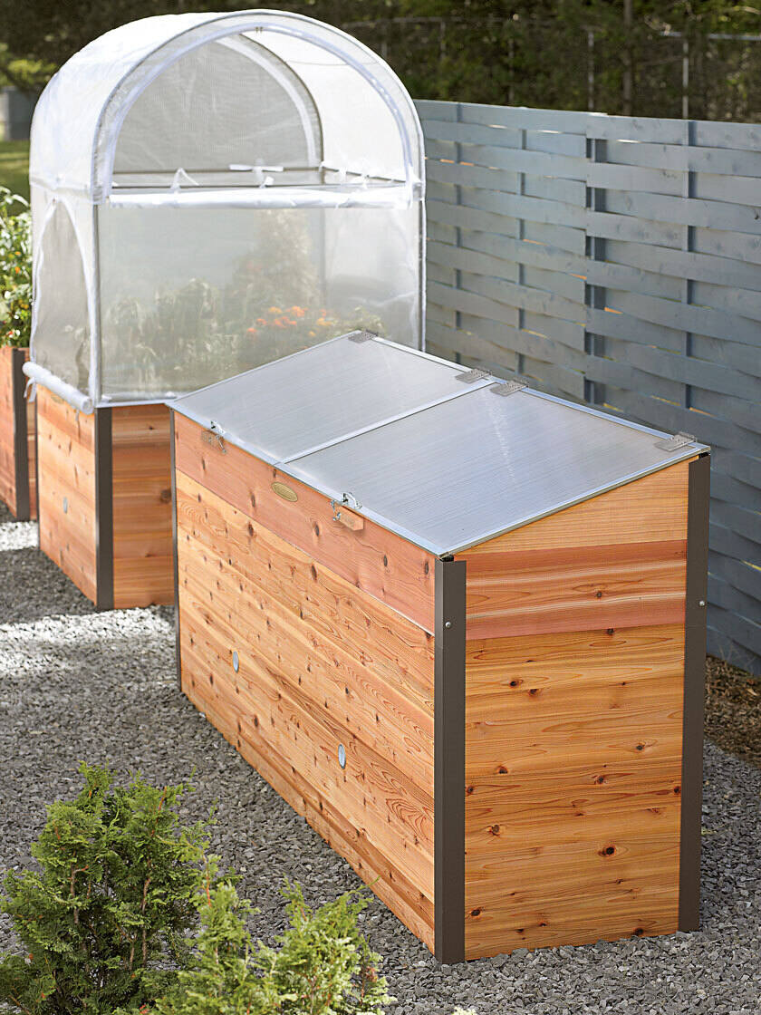 Grow House® Greenhouse: Elevated Raised Bed with Cold Frame | Planter | US Made